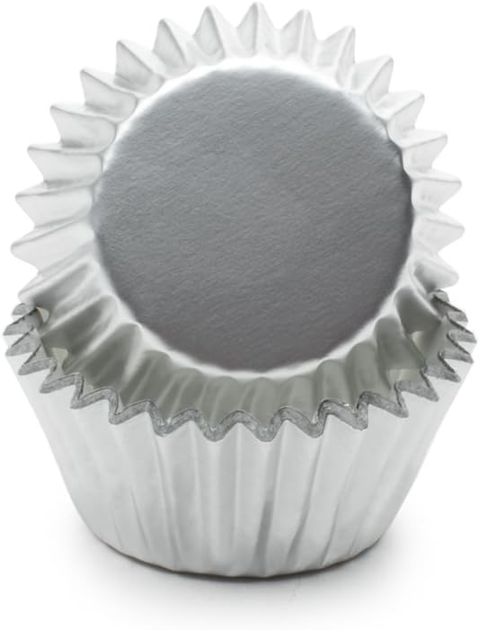 Fox Run Silver Foil Mini Baking Cup Set of 48