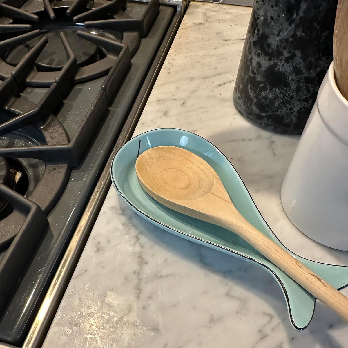 Fox Run Whale Ceramic Spoon Rest