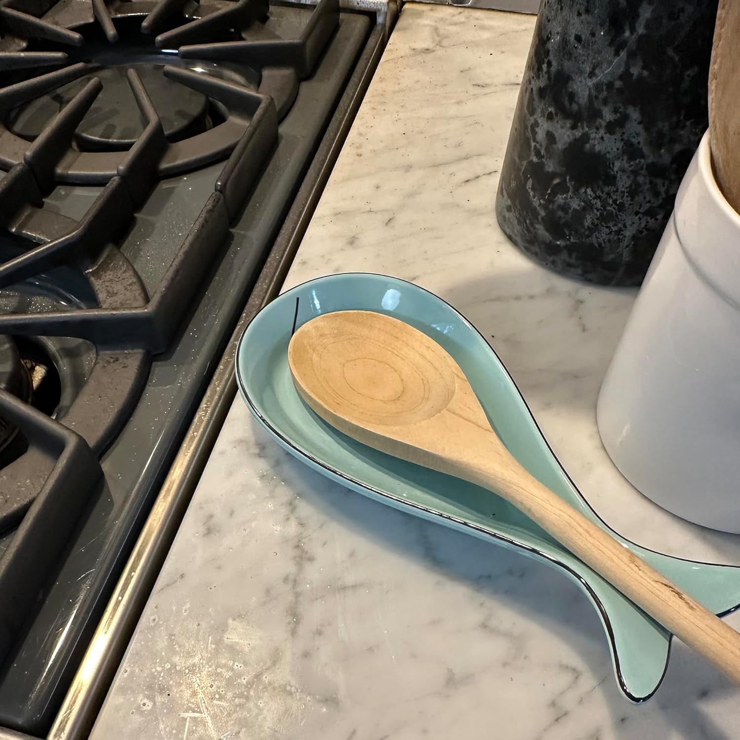 Fox Run Whale Ceramic Spoon Rest