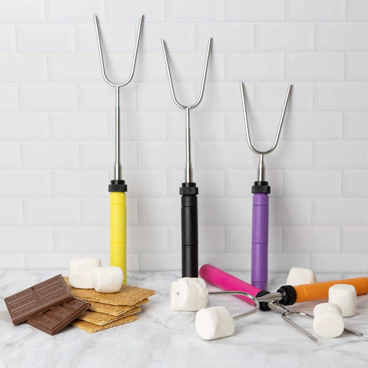 Outset Telescoping Marshmallow Sticks Set of 5