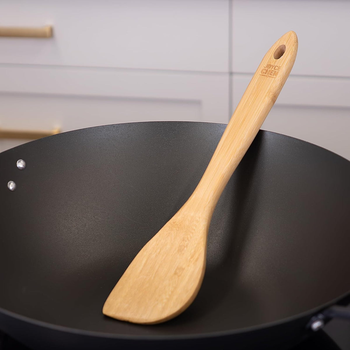Joyce Chen Burnished Bamboo Wok Spatula – 13"