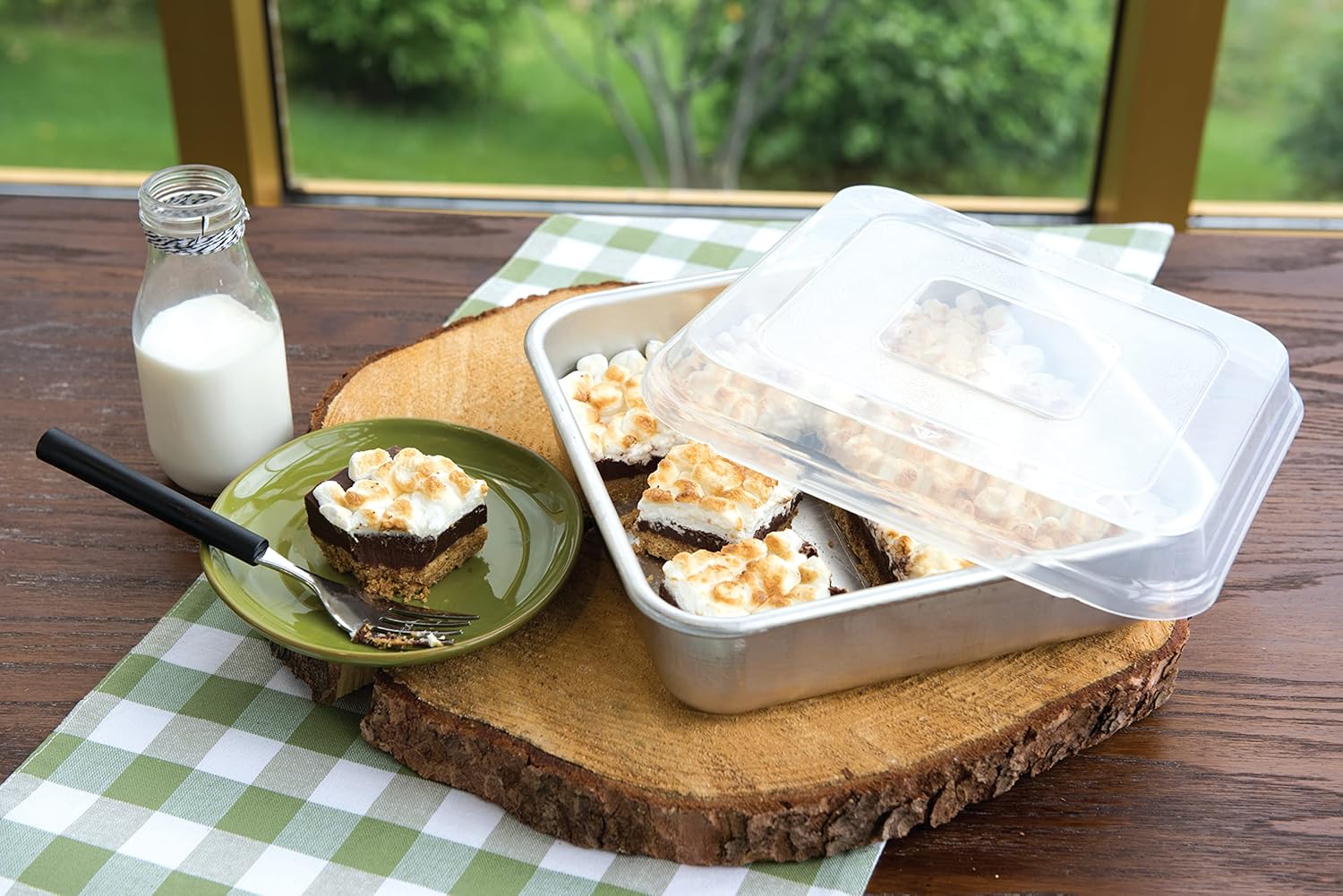 Nordic Ware Square Cake Pan with Lid