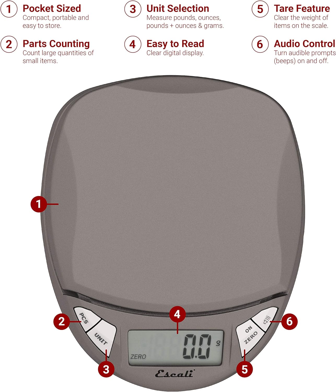 Escali Pico High Precision Pocket Scale
