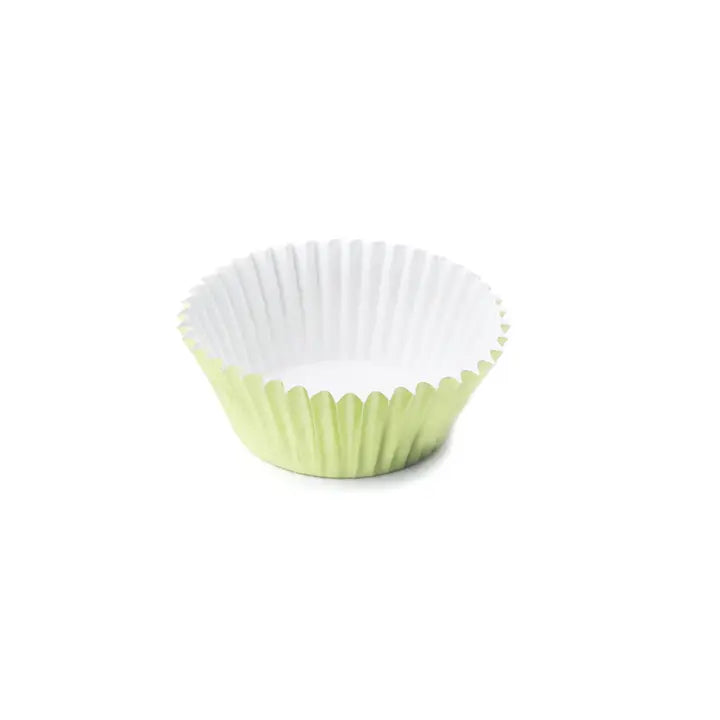 Fox Run Light Green Foil Baking Cups, 32 Pack