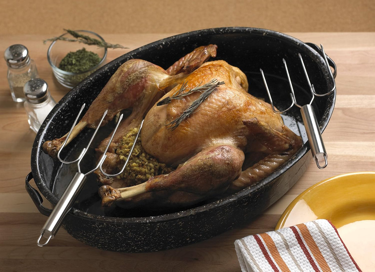 Fox Run Set of 2 Poultry / Roast Lifter