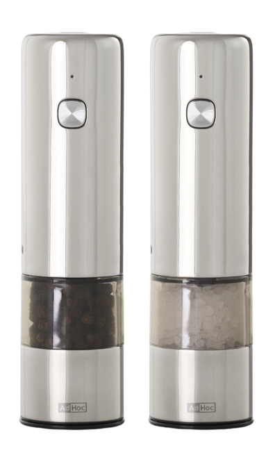 AdHoc i.MILL Mini Electric USB Pepper & Salt Mill Set – 5.5" / 14 cm