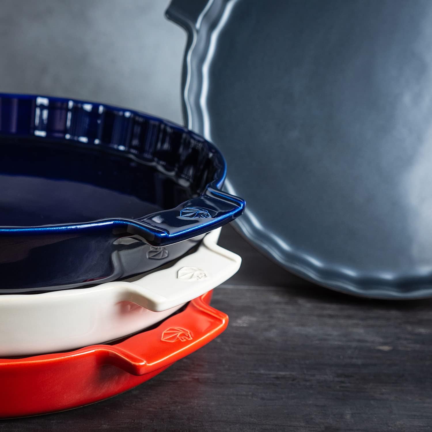 Peugeot Ceramic Tart Dish – Ecru – 30 cm