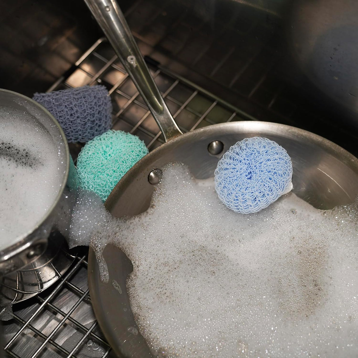Fox Run Polyester Dish Scrubbers, Set of 3