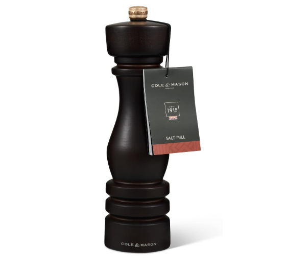 Cole & Mason The London Collection Salt Mill – Chocolate Wood – 8.5" / 22 cm by Kitchen Niche