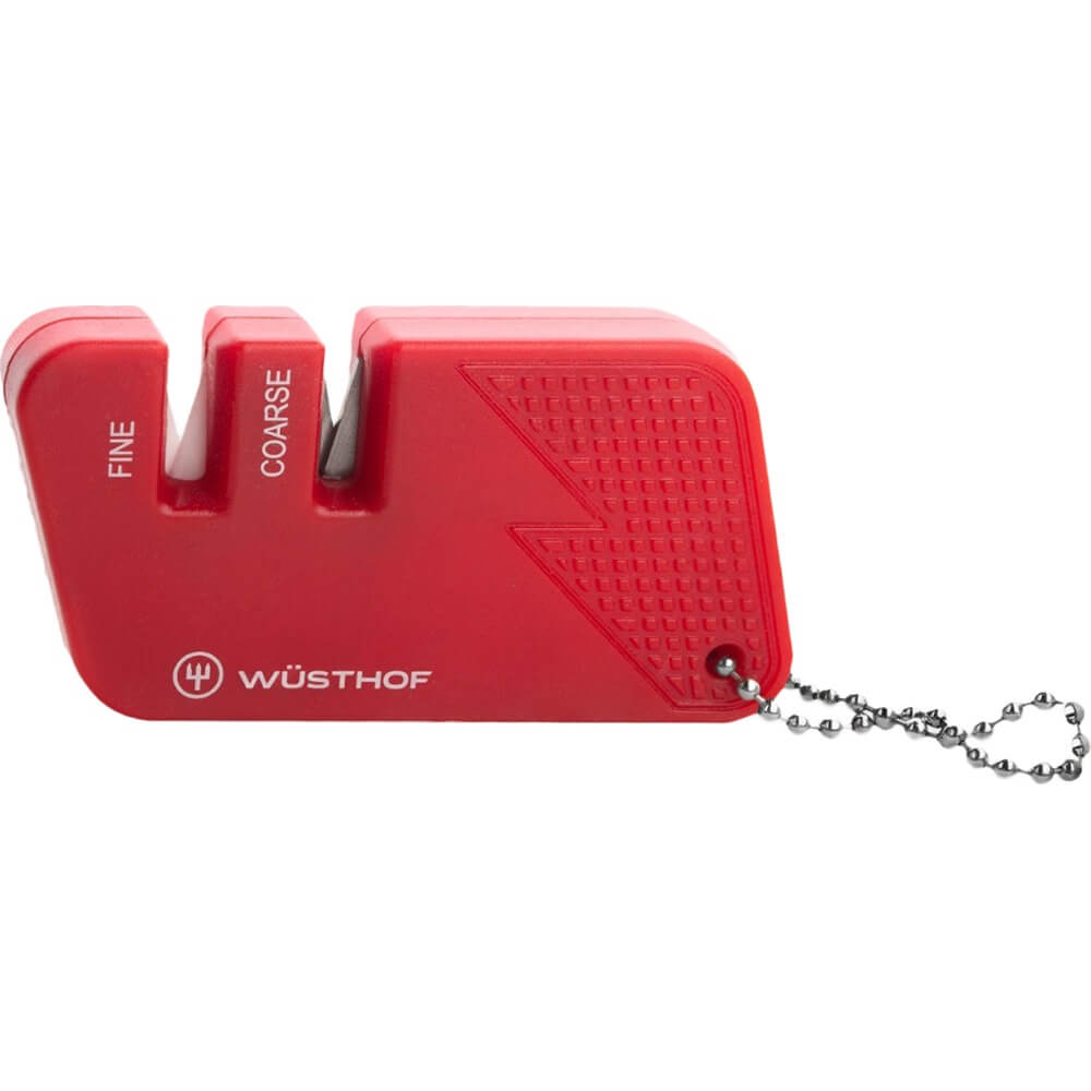 Wüsthof Mini Pull-Through Knife Sharpener - Red
