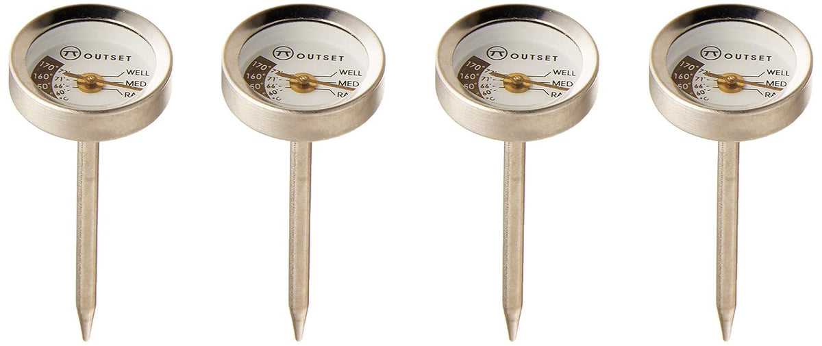 Outset Set of 4 Steak Thermometers