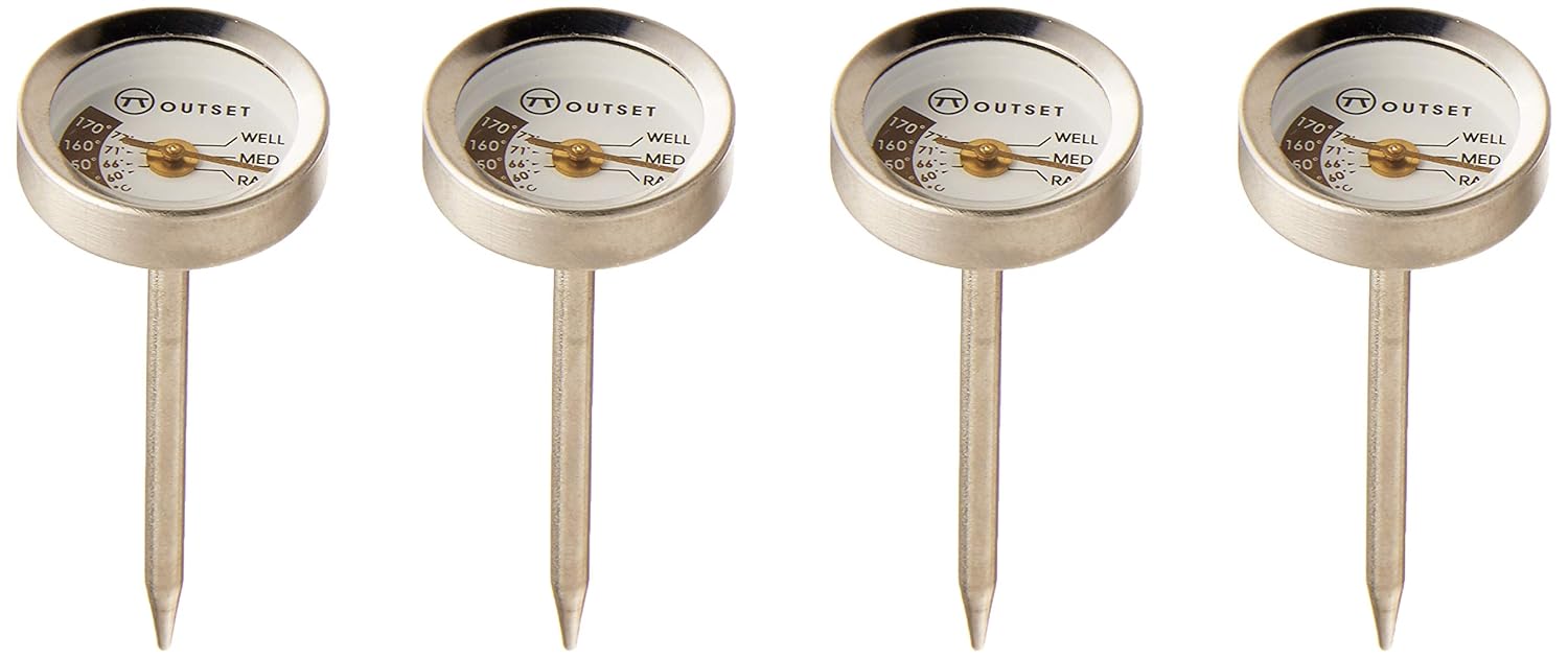 Outset Set of 4 Steak Thermometers