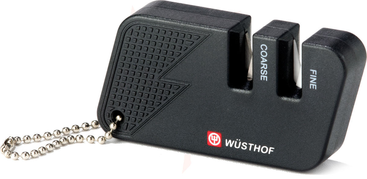 Wüsthof Mini Pull-Through Knife Sharpener - Black