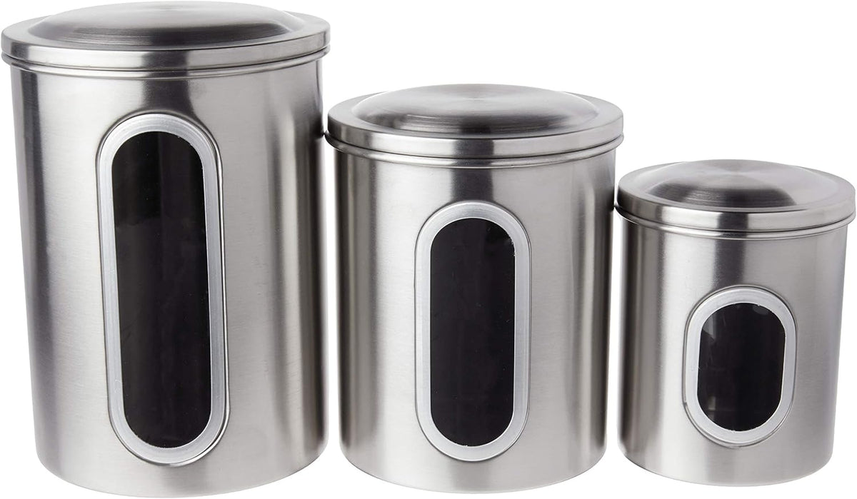 Fox Run Stainless Steel Canister Set of 3