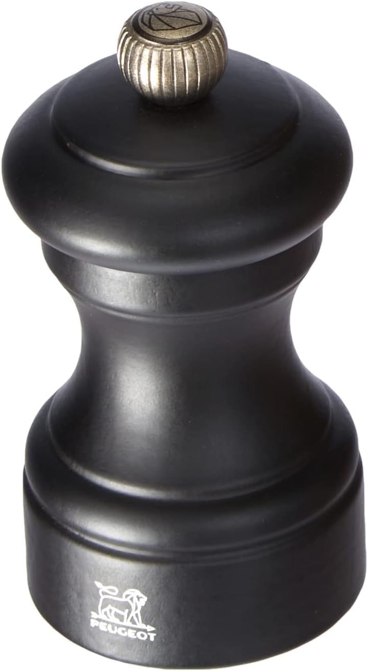 Peugeot Bistro Manual Pepper Mill – Matte Black - 10 cm