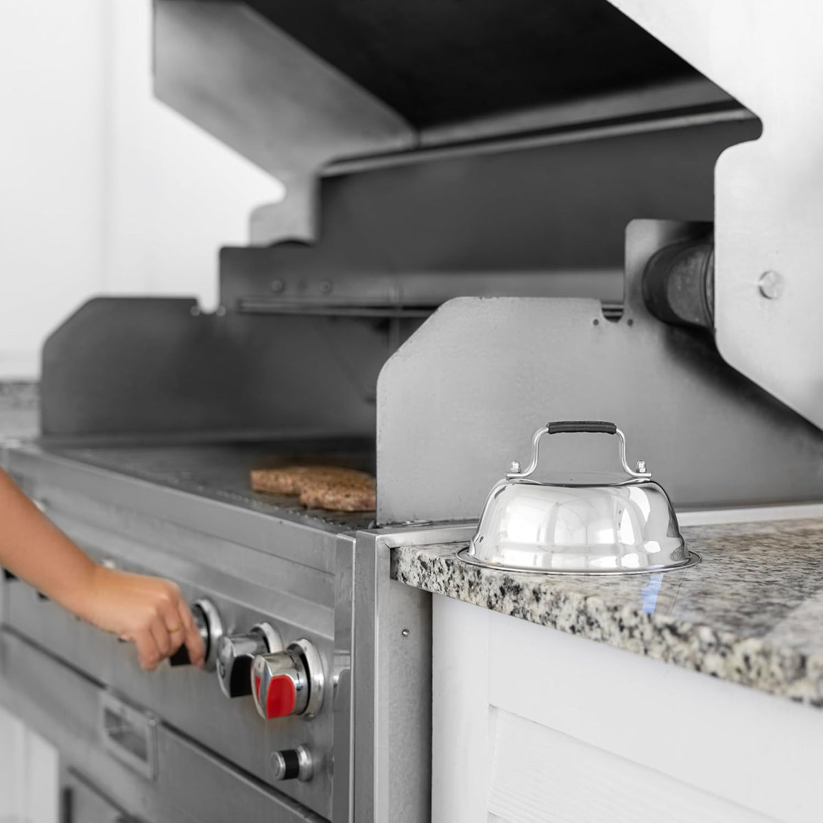 Outset 7.5" Stainless Steel Burger Melting Dome
