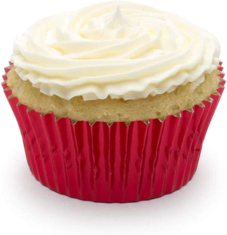Fox Run Red Foil Bake Cups - 32 Pack