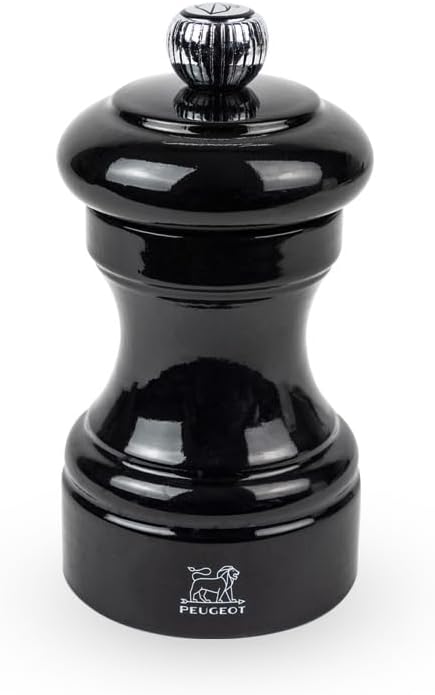 Peugeot Bistrorama Manual Pepper Mill – Black Beechwood – 10 cm