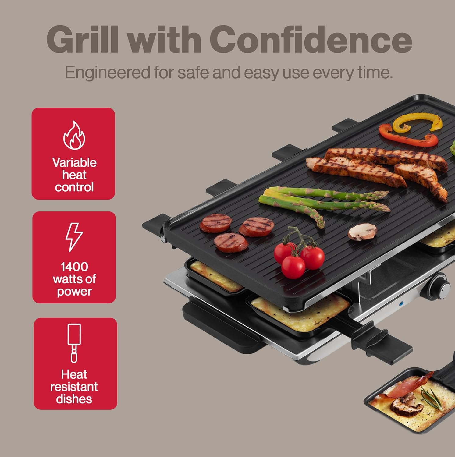 Swissmar 8 Person Geneva Raclette Grill