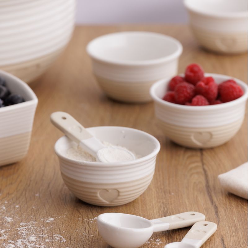 Mason Cash Rustic Mini Bowls Set of 4 Cream