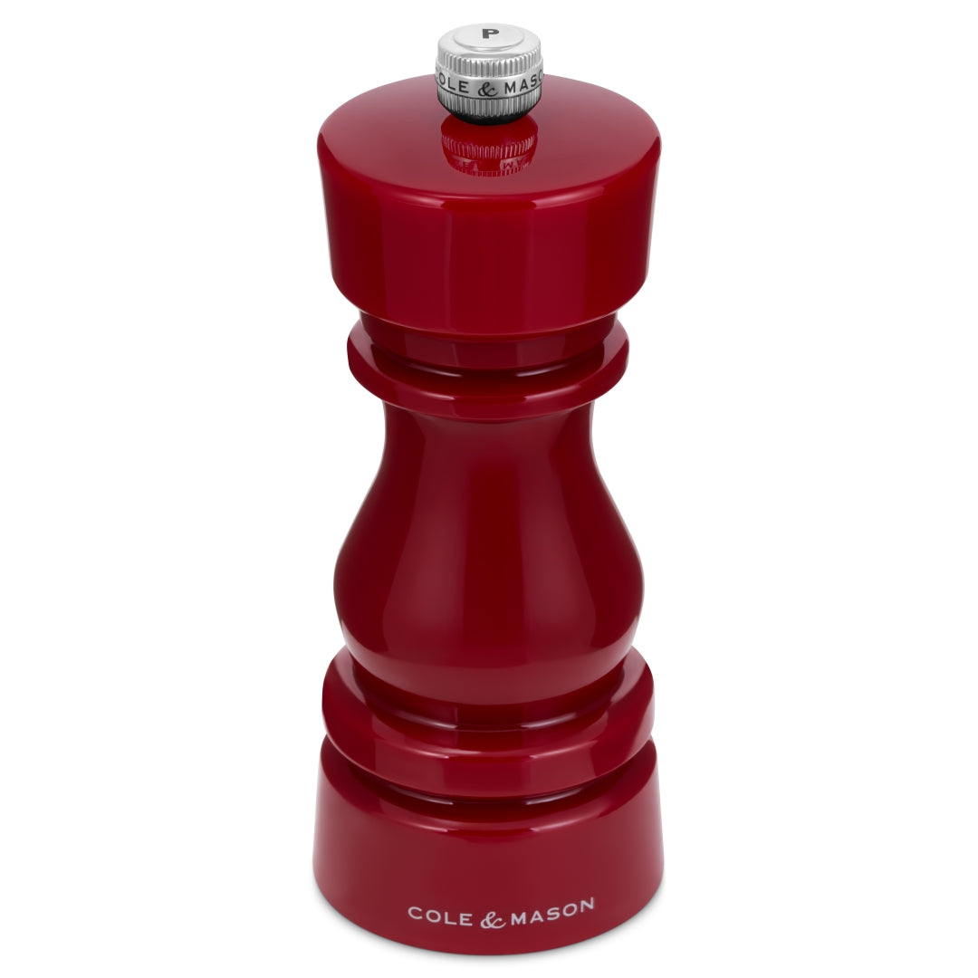 Cole & Mason London Pepper Mill – Red Acrylic
