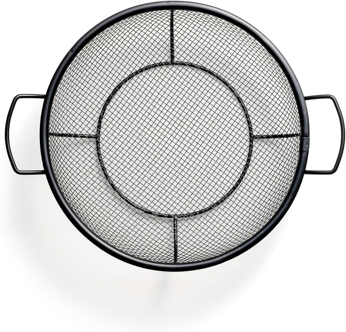 Outset Non-Stick Round Shallow Grill Basket