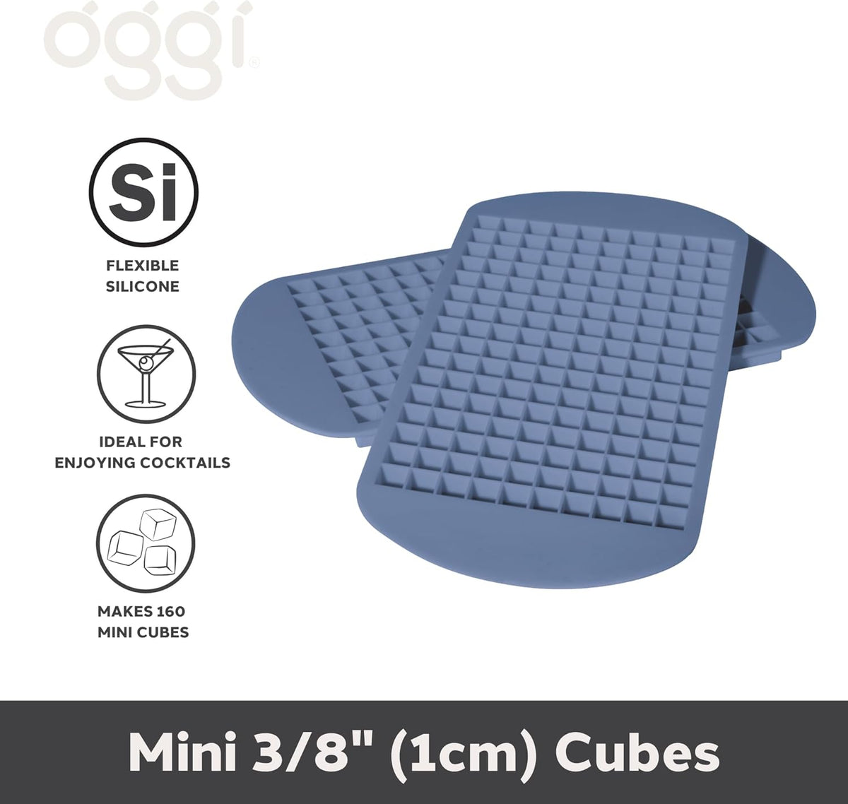 Oggi Set of 2 Crushed Ice Trays