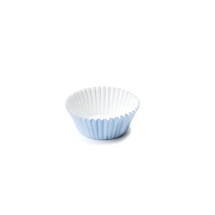 Fox Run Light Blue Foil Baking Cups, 32 Pack
