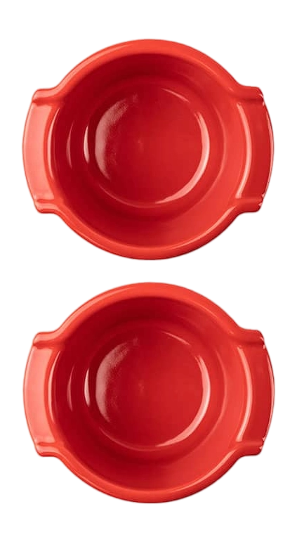 Peugeot Ceramic Ramekins Duo – Red – 10 cm