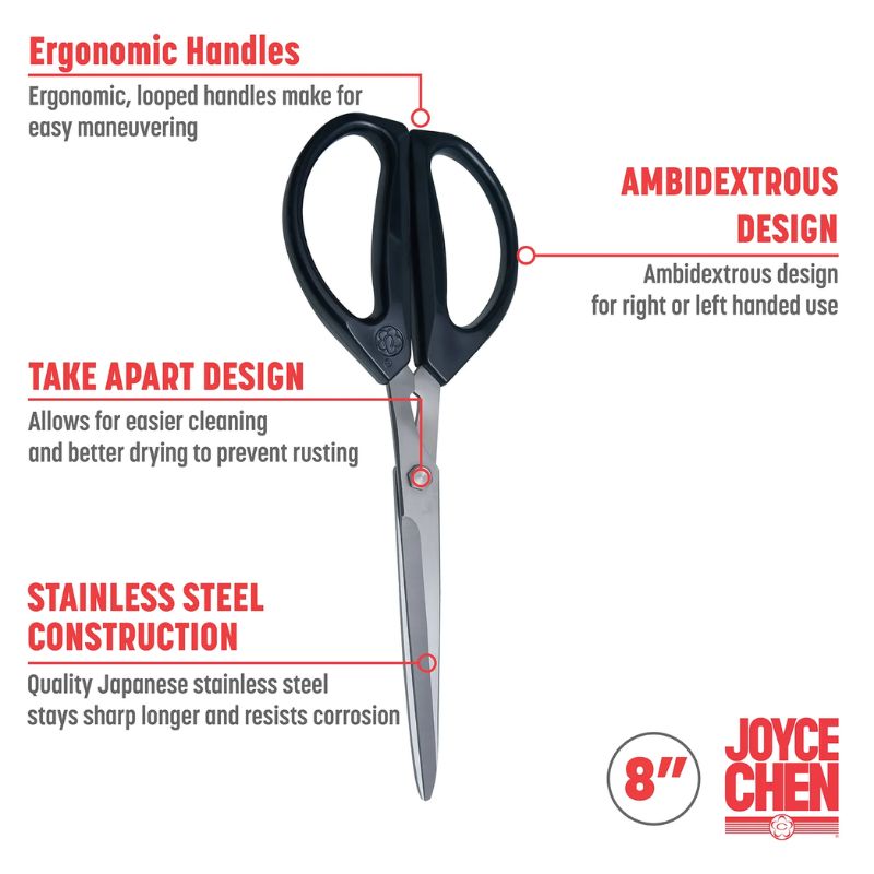 Joyce Chen Deluxe Unlimited Kitchen Scissors Joyce Chen by Kitchen Niche