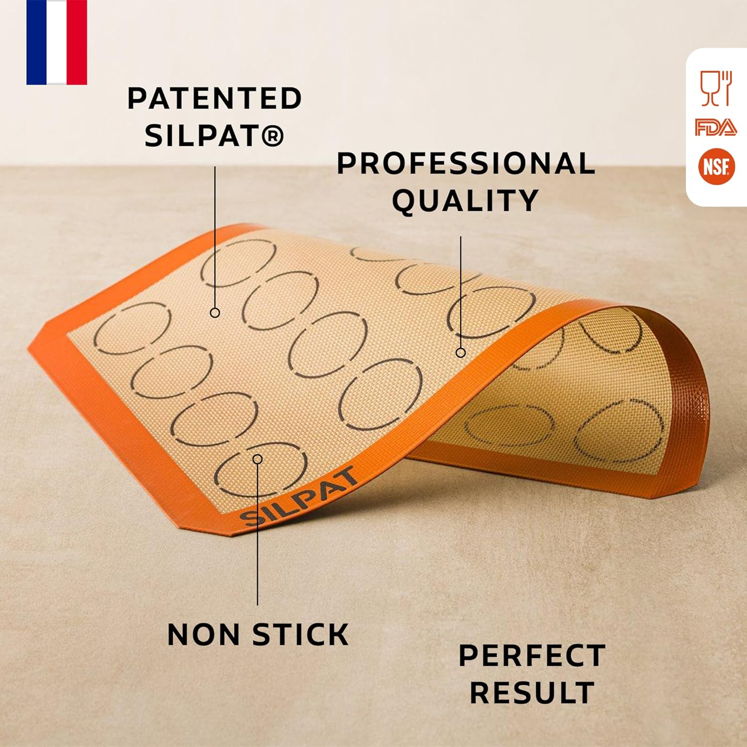 Silpat Macaron Non-Stick Silicone Baking Mat