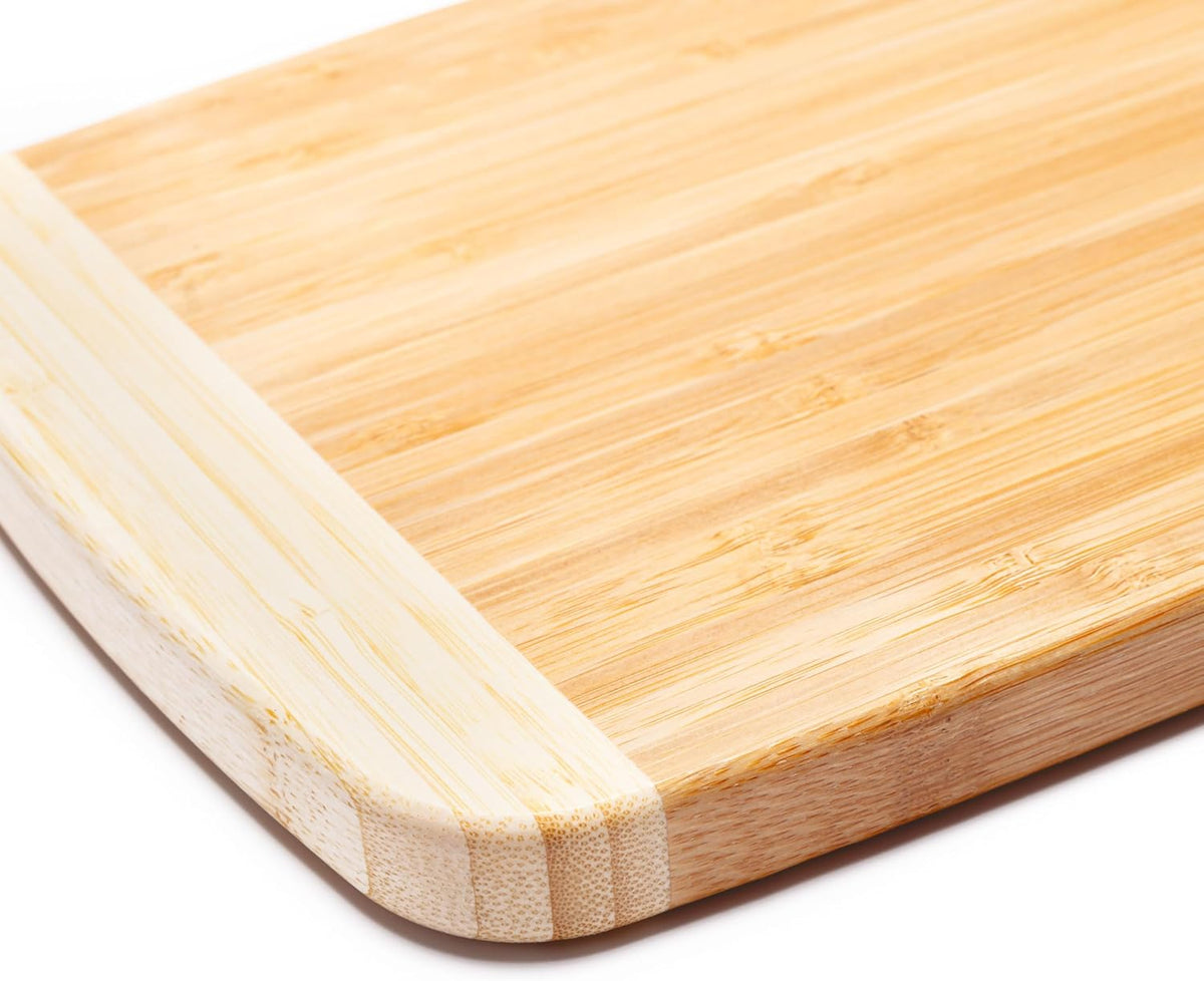 Joyce Chen Medium Burnished Bamboo Cutting Board – 8 x 12"