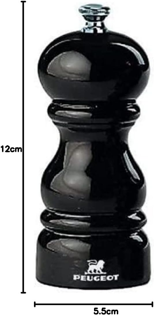 Peugeot Paris Classic Black Lacquer Salt Mill – 12 cm