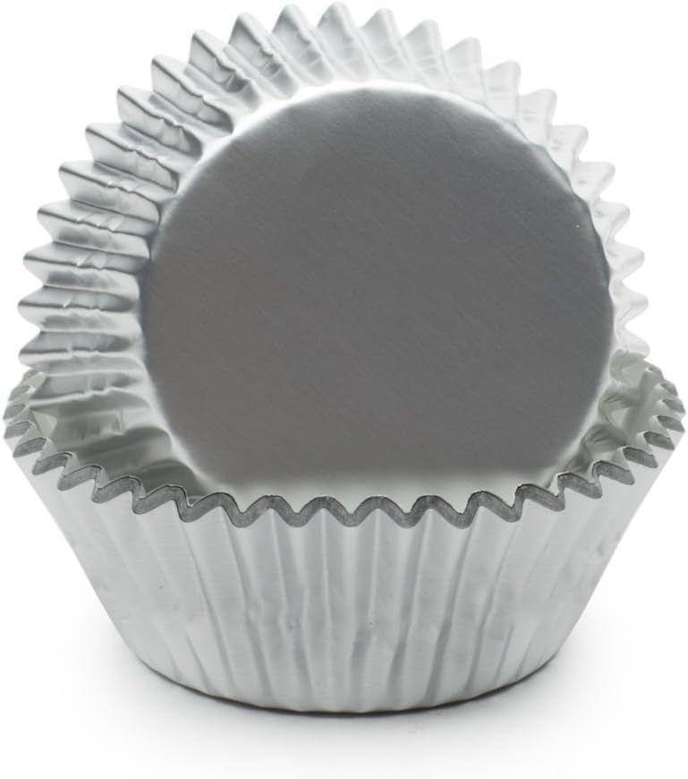 Fox Run Silver Foil Bake Cups - 32 Pack