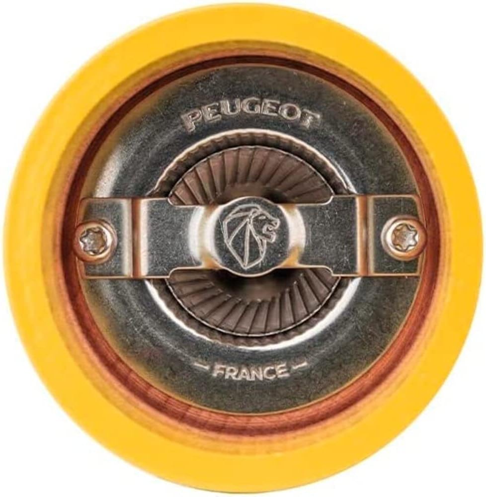 Peugeot Bistrorama Manual Salt Mill – Saffron Yellow – 10 cm