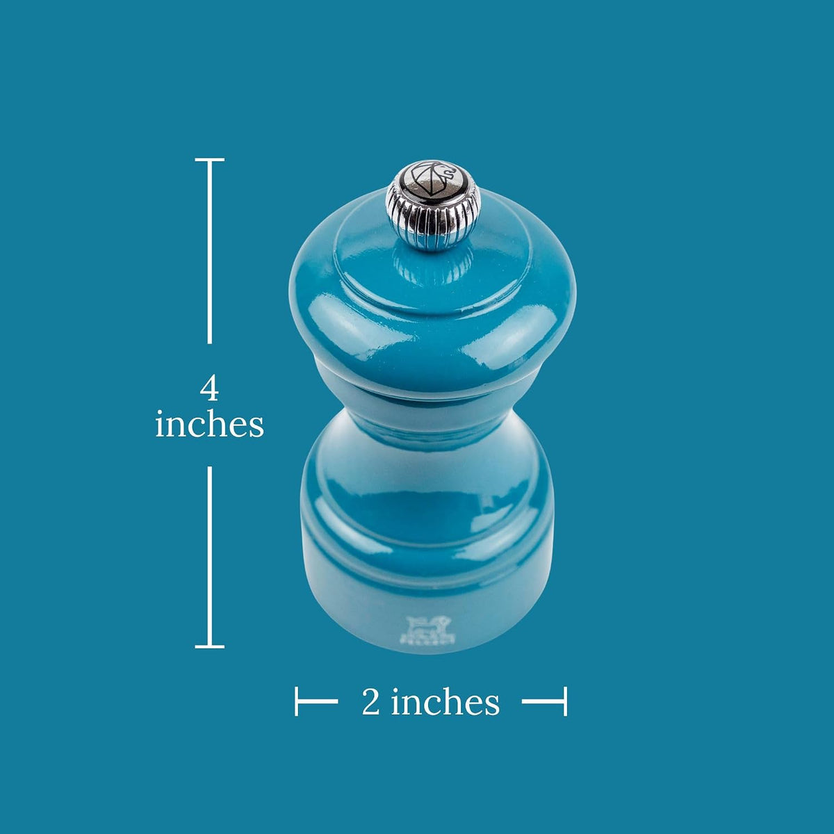 Peugeot Bistrorama Manual Salt Mill – Pacific Blue – 10 cm