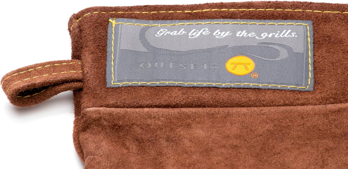 Outset Brown Leather Grill Mitt