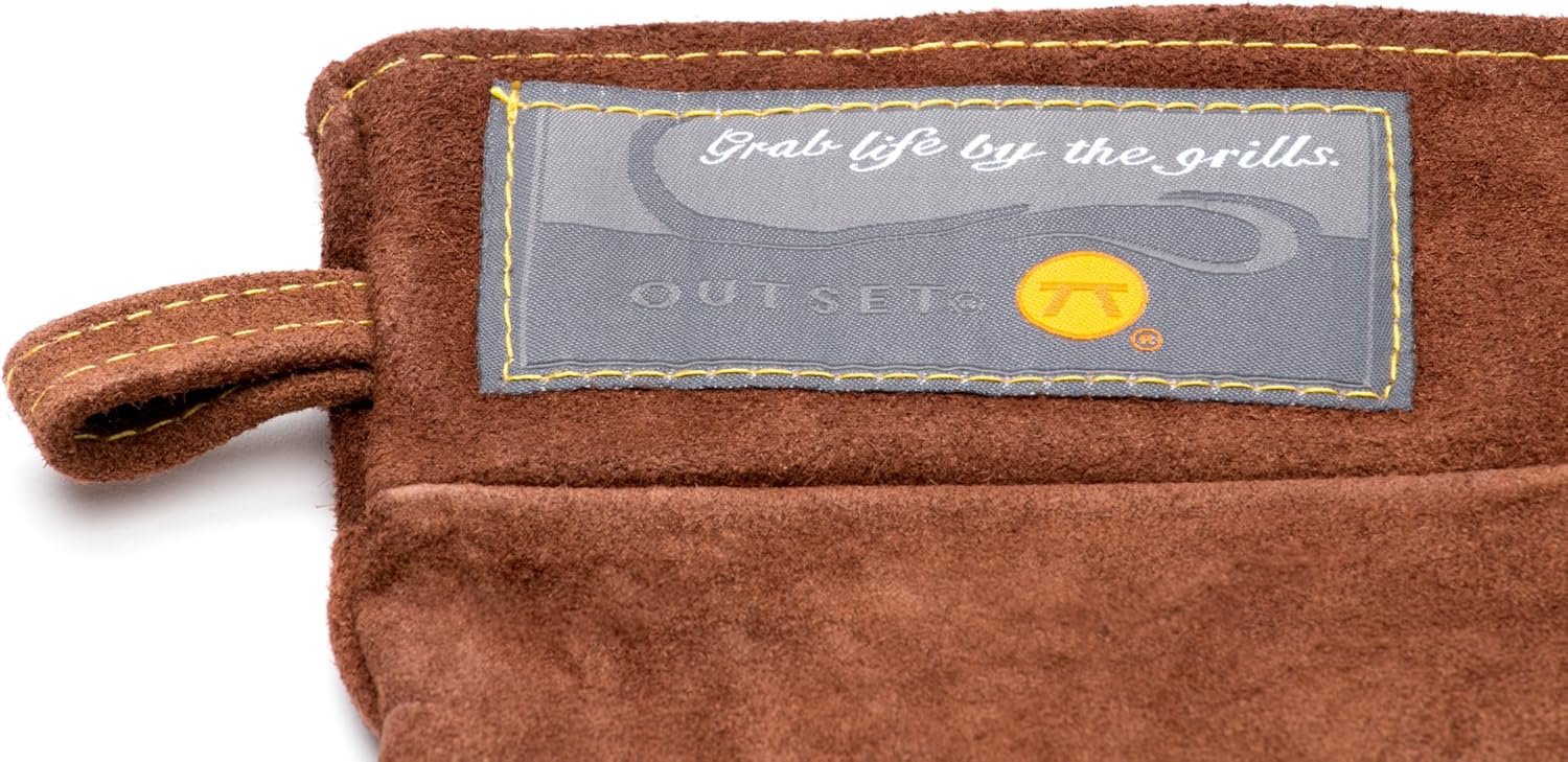 Outset Brown Leather Grill Mitt