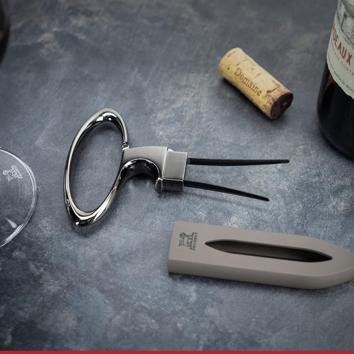 Peugeot Mathus Two-Prong Corkscrew Black