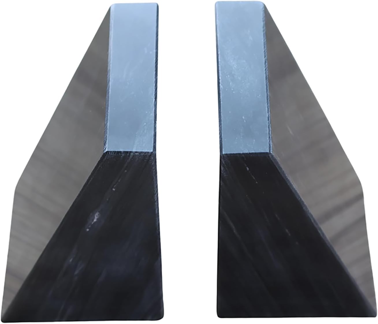 Fox Run Marble Bookends Set of 2 Black