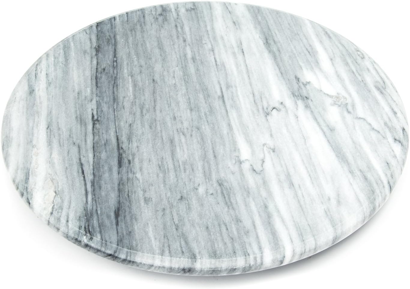 Fox Run White Marble Lazy Susan