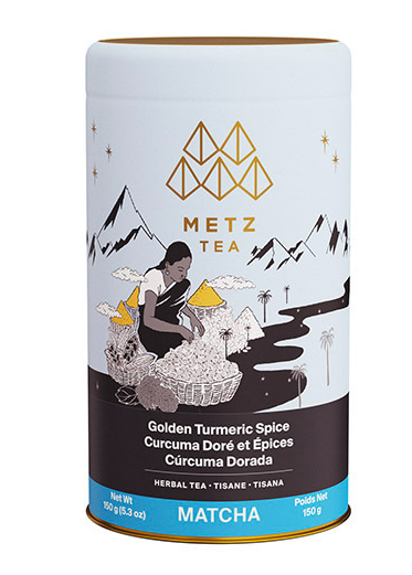 Metropolitan Tea Golden Turmeric Spice Matcha Herbal Tea