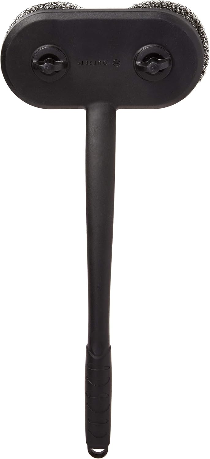 Outset Mesh Scrubber Grill Brush with Long Handle