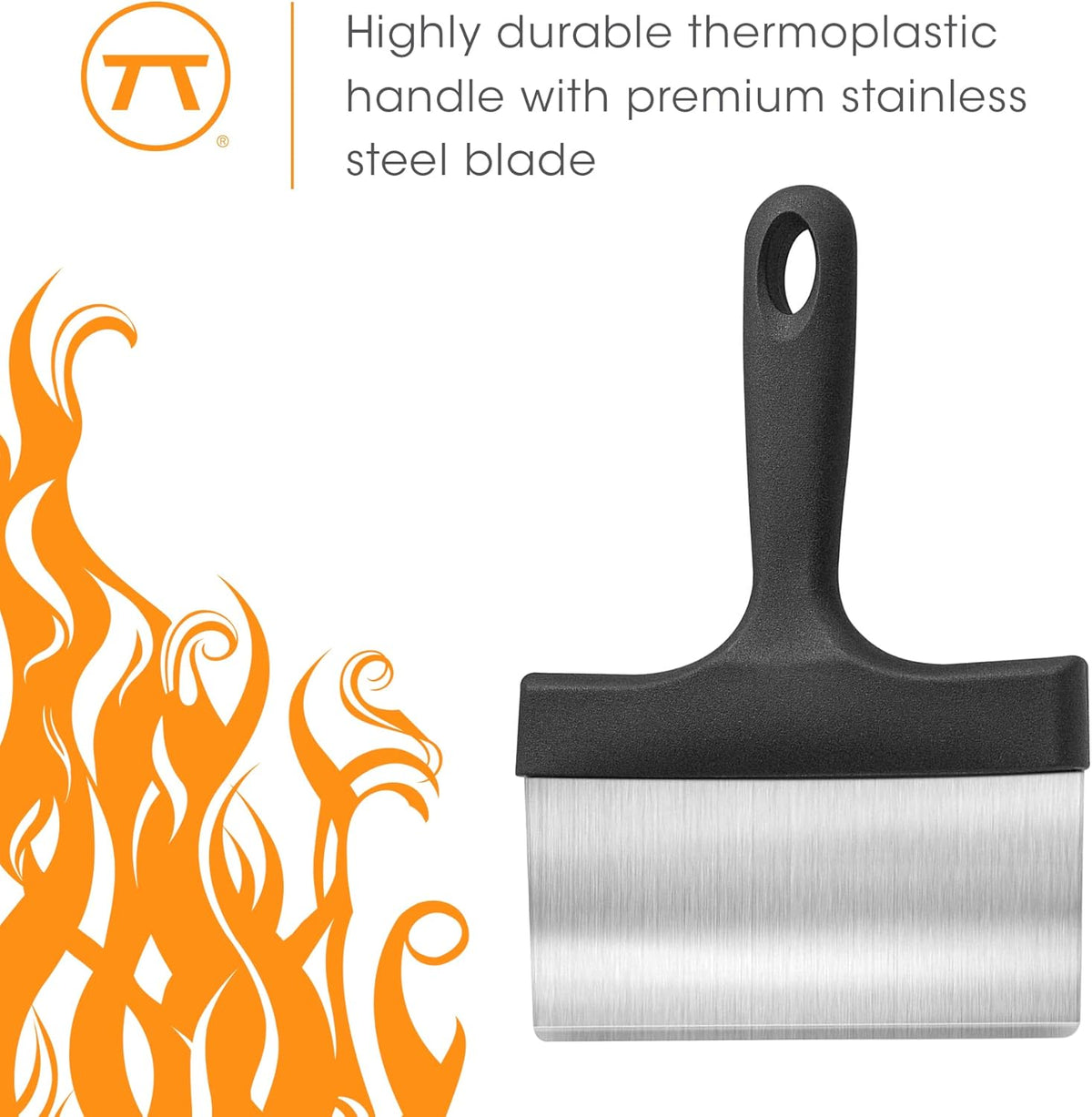Outset Griddle Scraper with Handle