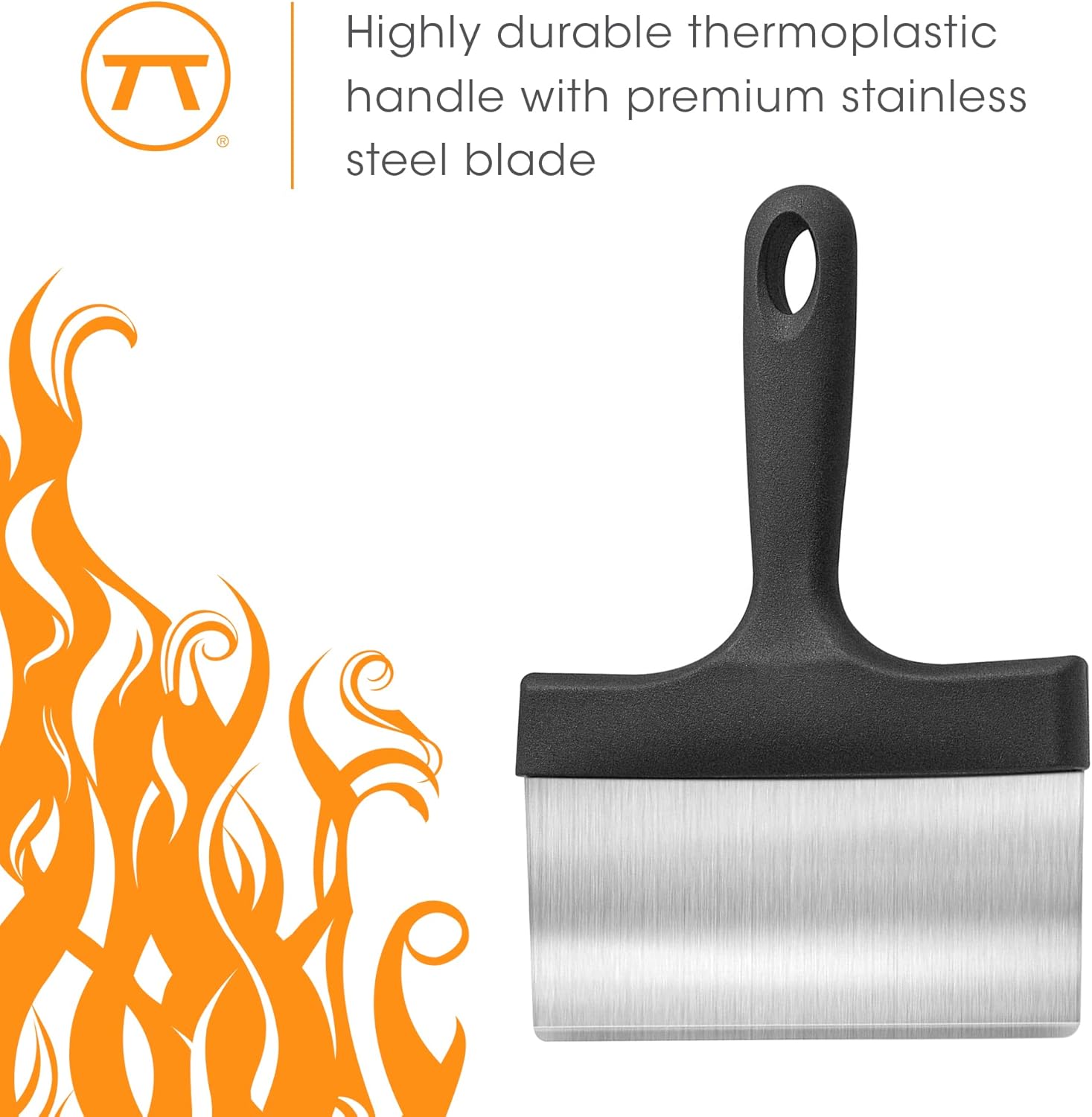 Outset Griddle Scraper with Handle