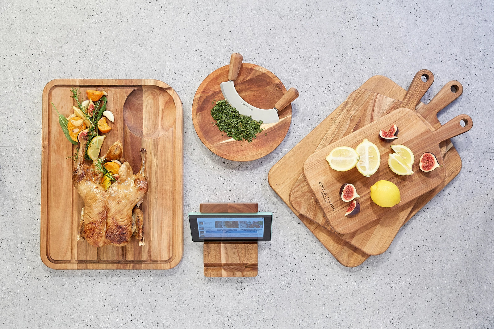Cole & Mason Barkway Acacia Serving & Chopping Board – Large