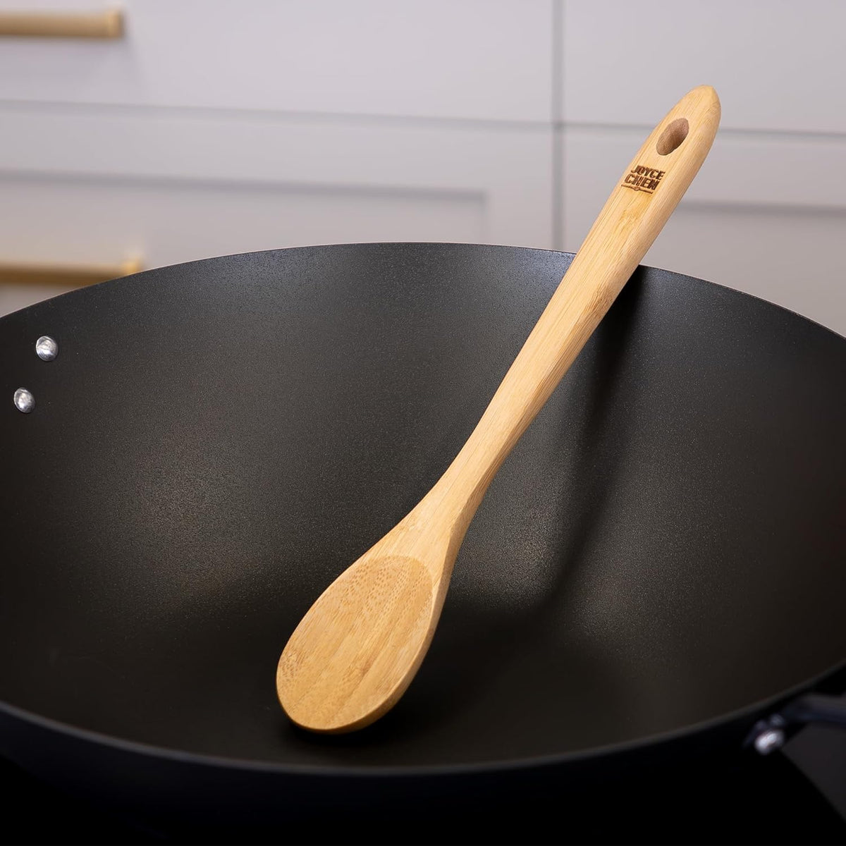 Joyce Chen Burnished Bamboo Mixing Spoon - 12"