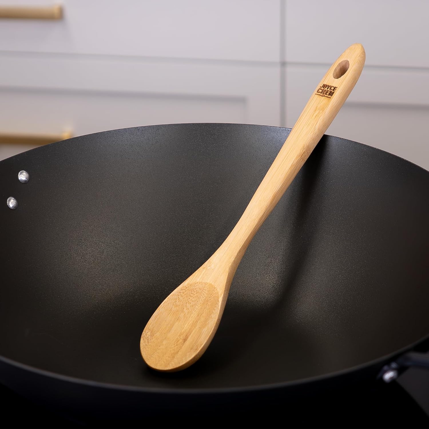 Joyce Chen Burnished Bamboo Mixing Spoon - 12"