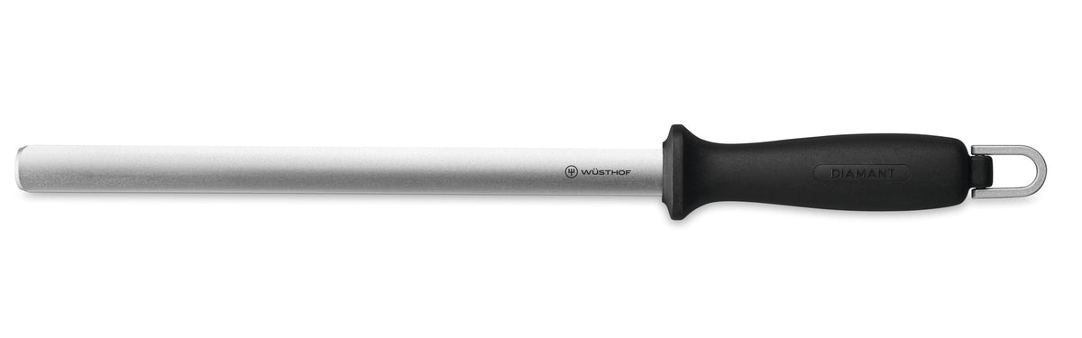 Wüsthof Fine Diamond Sharpening Rod – 10&quot; Wusthof by Kitchen Niche