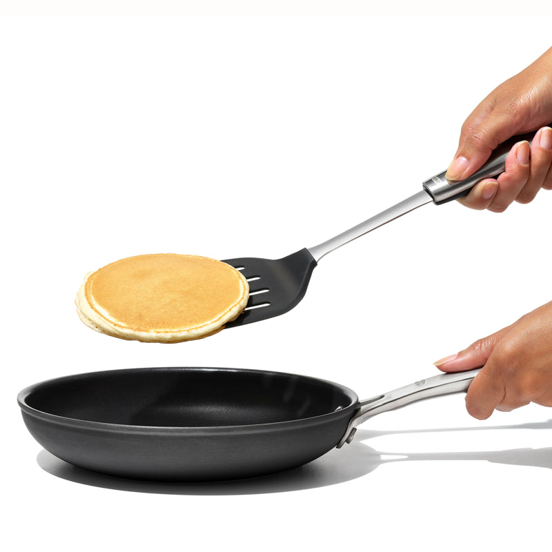 OXO Steel Slotted Silicone Turner